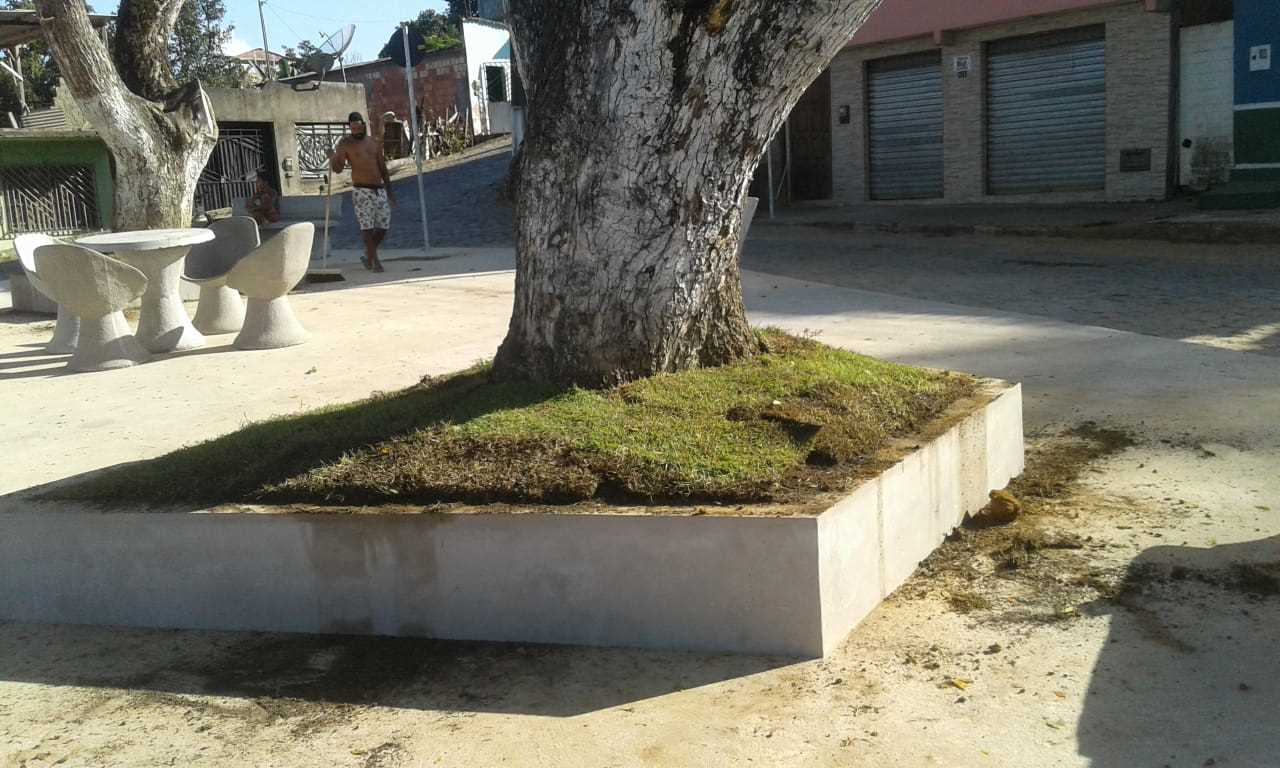 Praça da antiga Caixa d’água recebe reformas